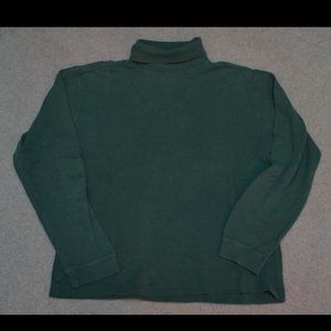 Green turtleneck